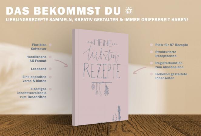 Rezeptebuch zum Rezepte sammeln und verschenken